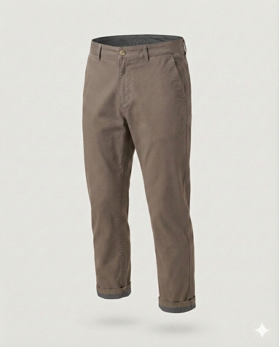 Men's Fleece Lined Tapered Chinos
