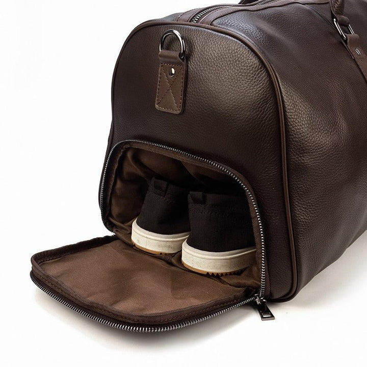 Genuine Leather Weekender Bag