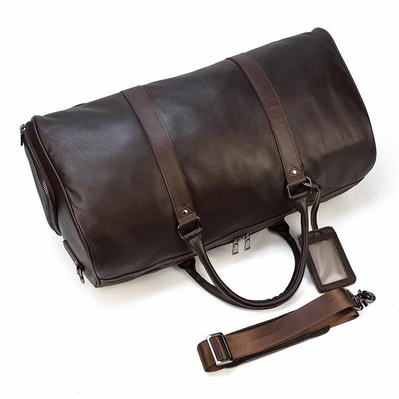Genuine Leather Weekender Bag