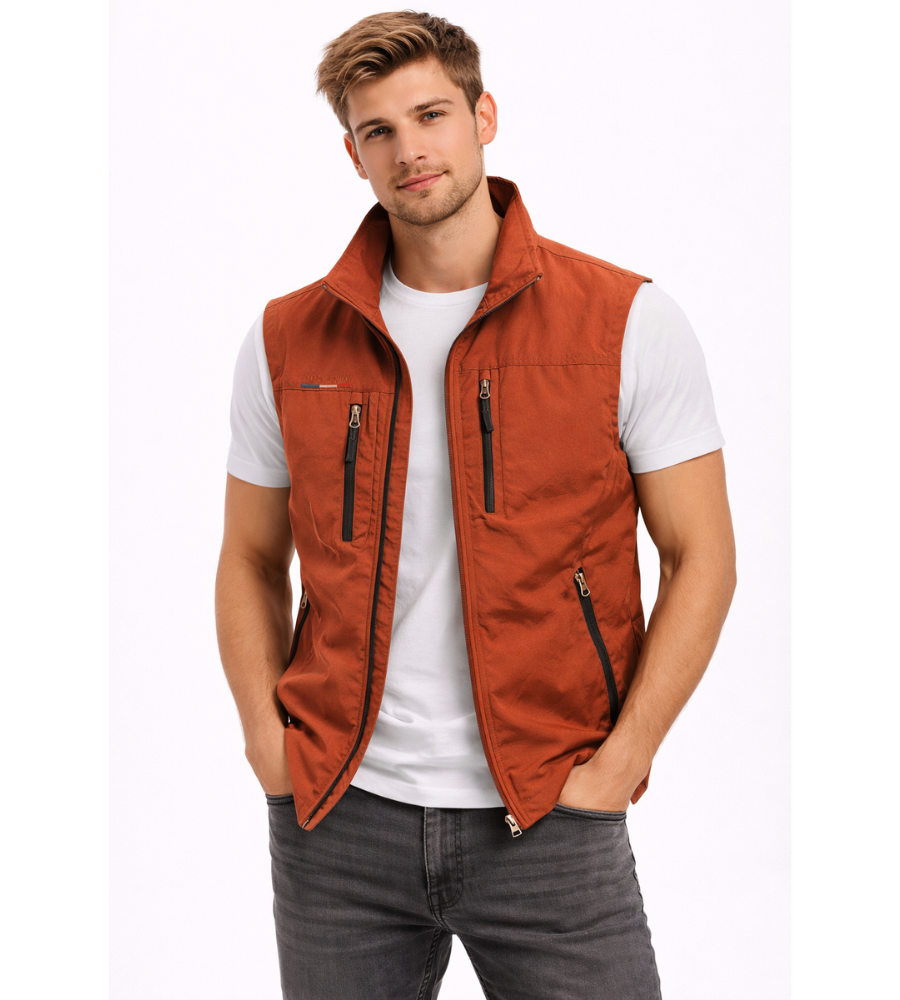 Men's Outdoor Gilet Zip Front