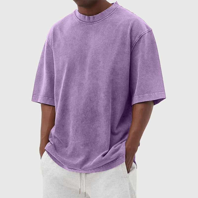 Men's casual cotton T-shirt styled for everyday wear