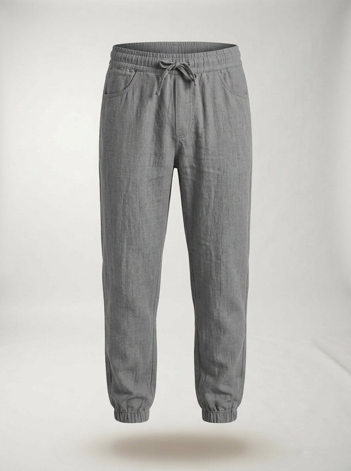 Men's Linen Joggers Lightweight Relaxed Fit