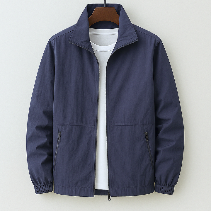 Lightweight men's jacket with a neat, clean-cut silhouette