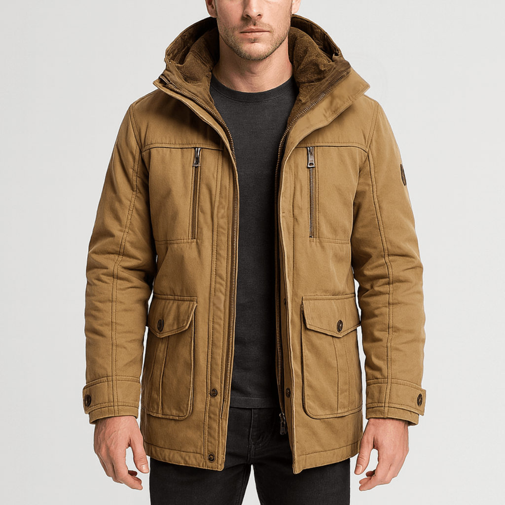 Men's winter outerwear jacket styled for everyday wear
