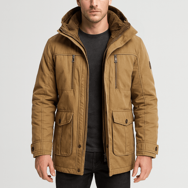 Men's winter outerwear jacket styled for everyday wear
