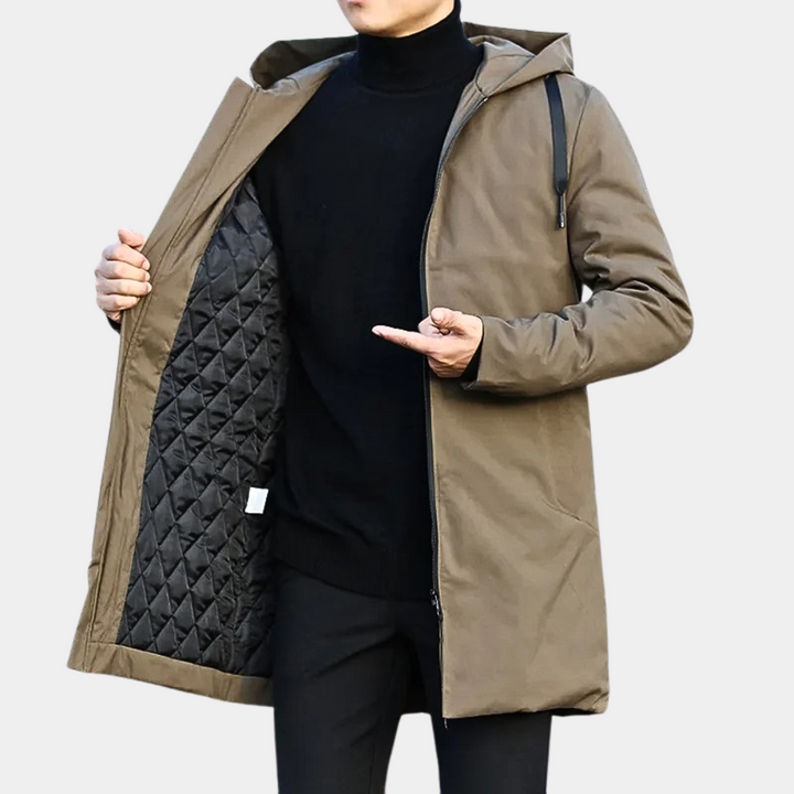 Men's Lined Classic Fit Raincoat