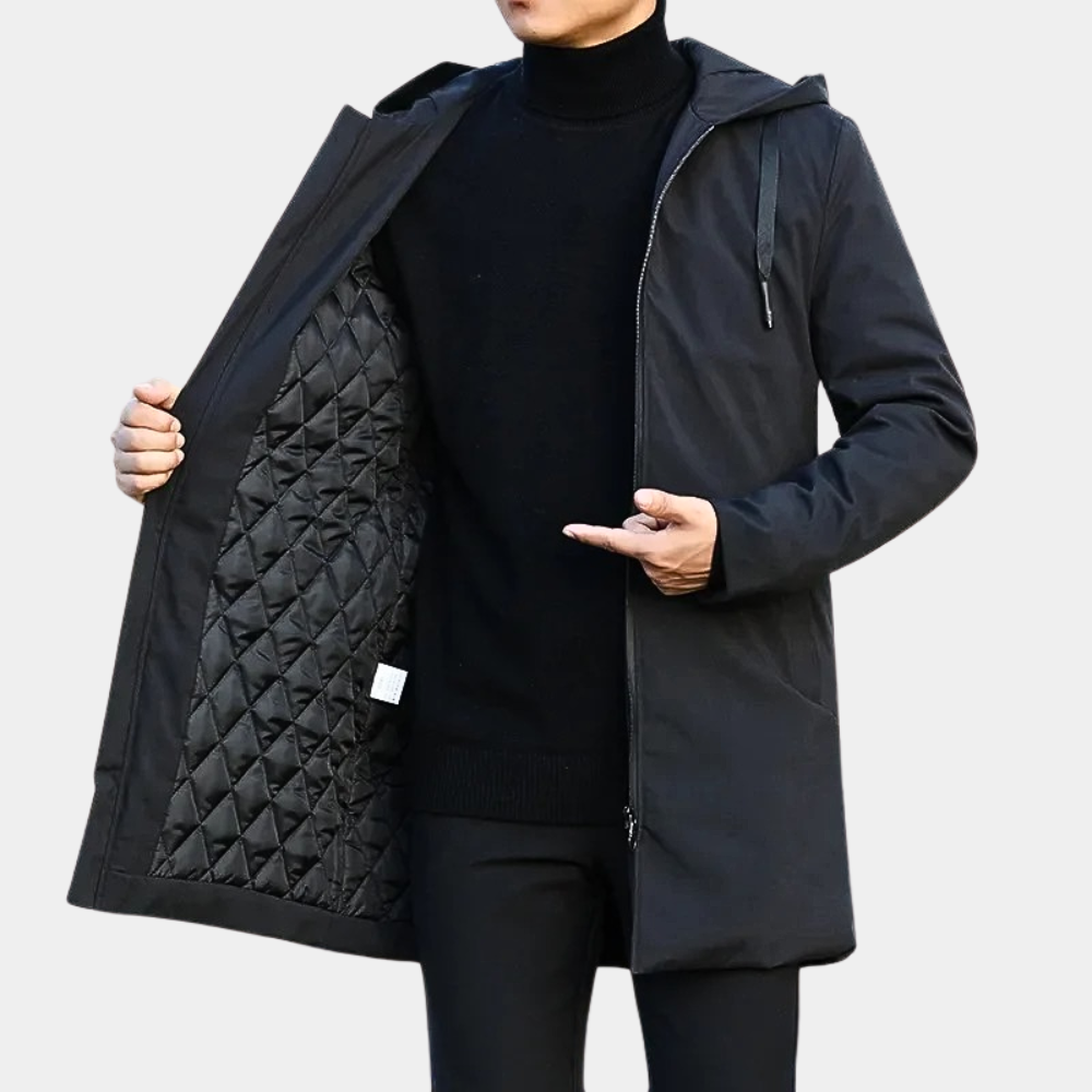Men's Lined Classic Fit Raincoat