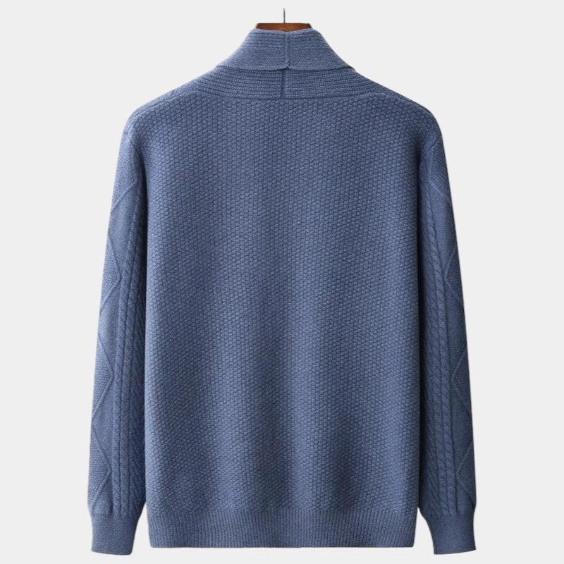 Men's merino wool knitwear suitable for smart and casual outfits