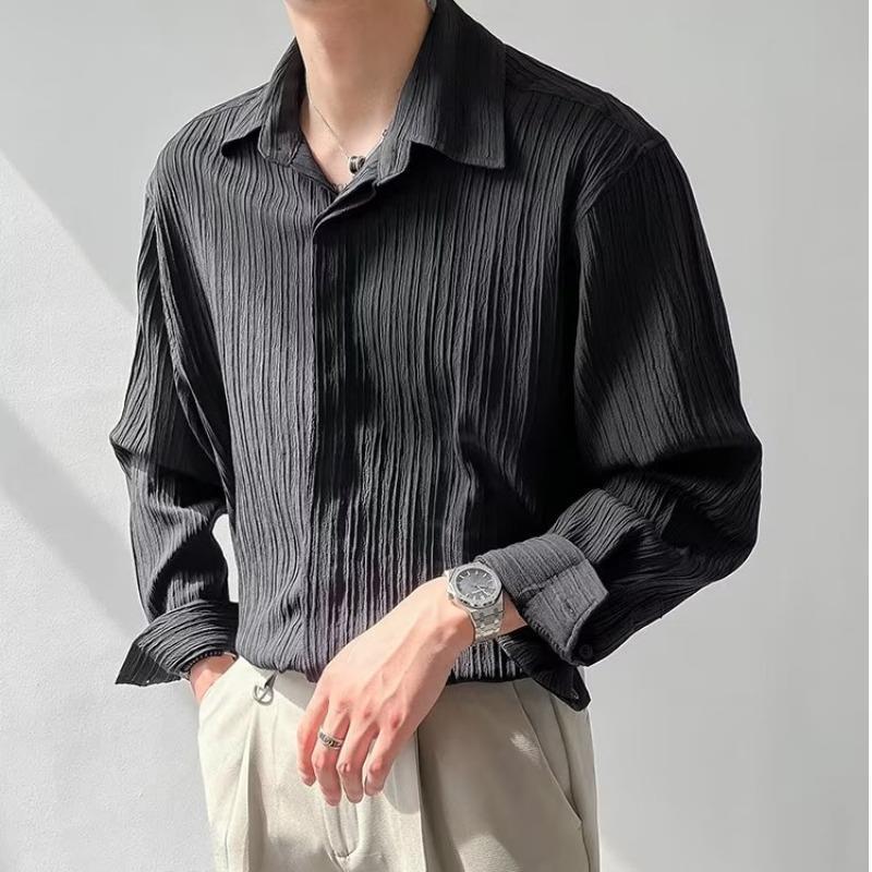 Relaxed Fit Crinkle Shirt