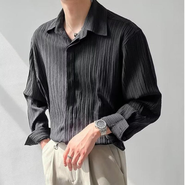 Relaxed Fit Crinkle Shirt