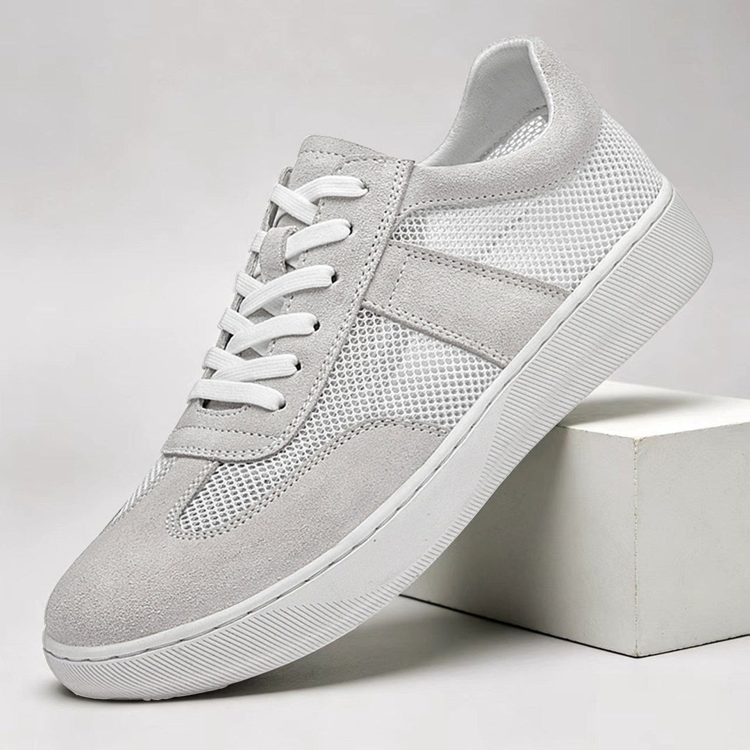 Men's Mesh Suede Sneakers Cobalt