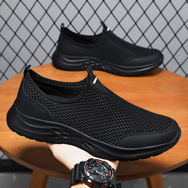 Mens Mesh Slip On Trainers With EVA Sole