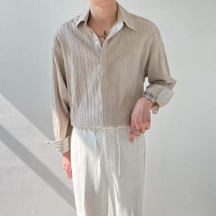 Relaxed Fit Crinkle Shirt