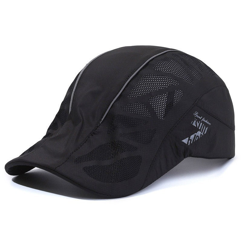 Side view of men's UV protection sports cap