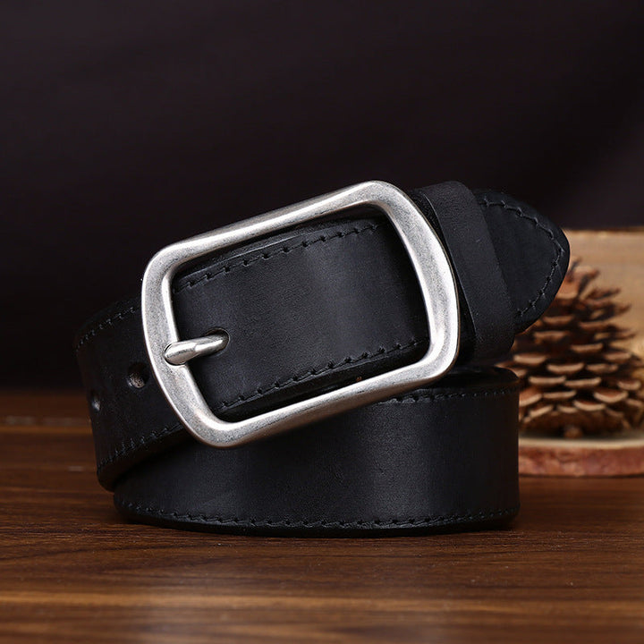 Men's vintage jeans belt shown in a classic casual design