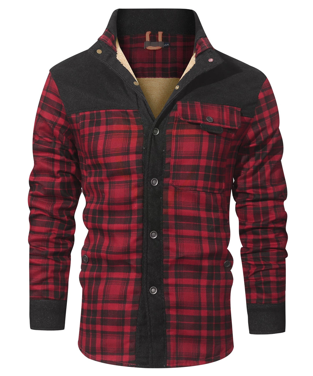 Men's flannel jacket styled as a casual everyday layer