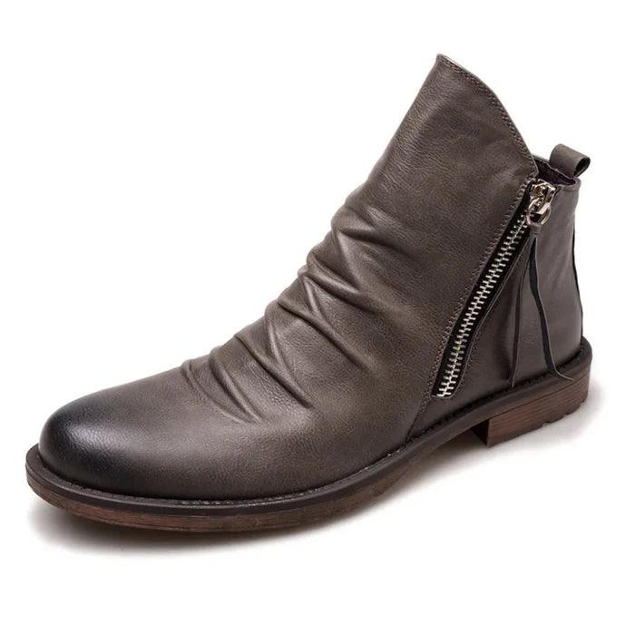 Men's Leather Boots Classic Everyday Style