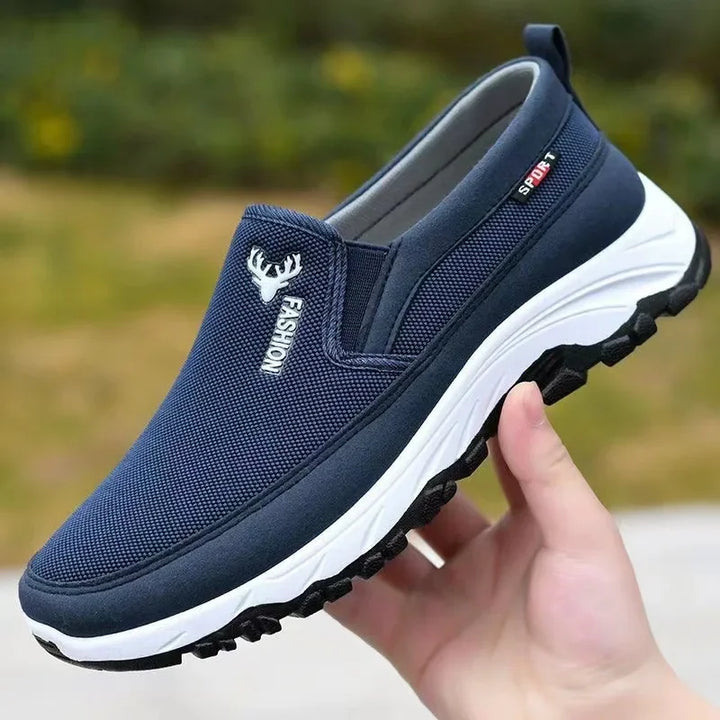 Men's Slip On Trainers Breathable Mesh