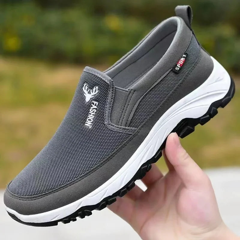 Men's Slip On Trainers Breathable Mesh