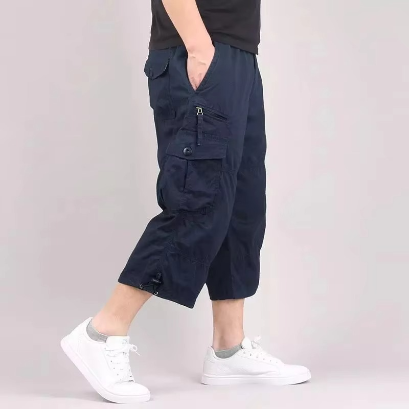 Utility Cargo Knee-Length Shorts