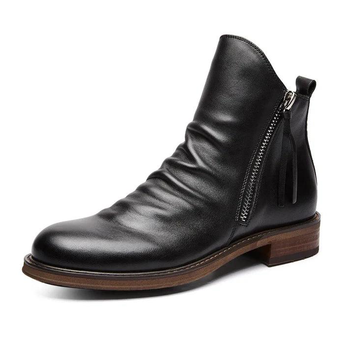Men's Leather Boots Classic Everyday Style