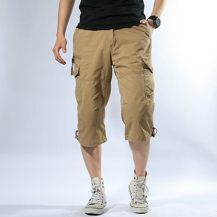 Utility Cargo Knee-Length Shorts