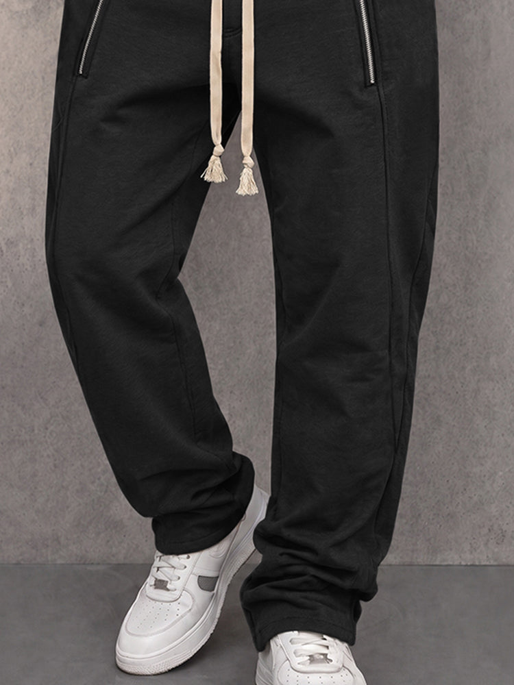 Rear view of men's jogger trousers designed for comfortable leisurewear
