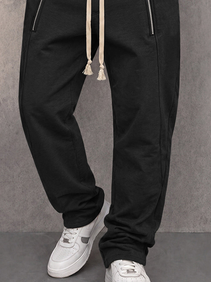 Rear view of men's jogger trousers designed for comfortable leisurewear