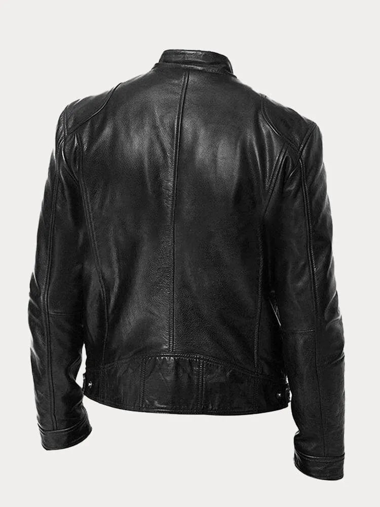 Detail of the lined interior of the men's jacket