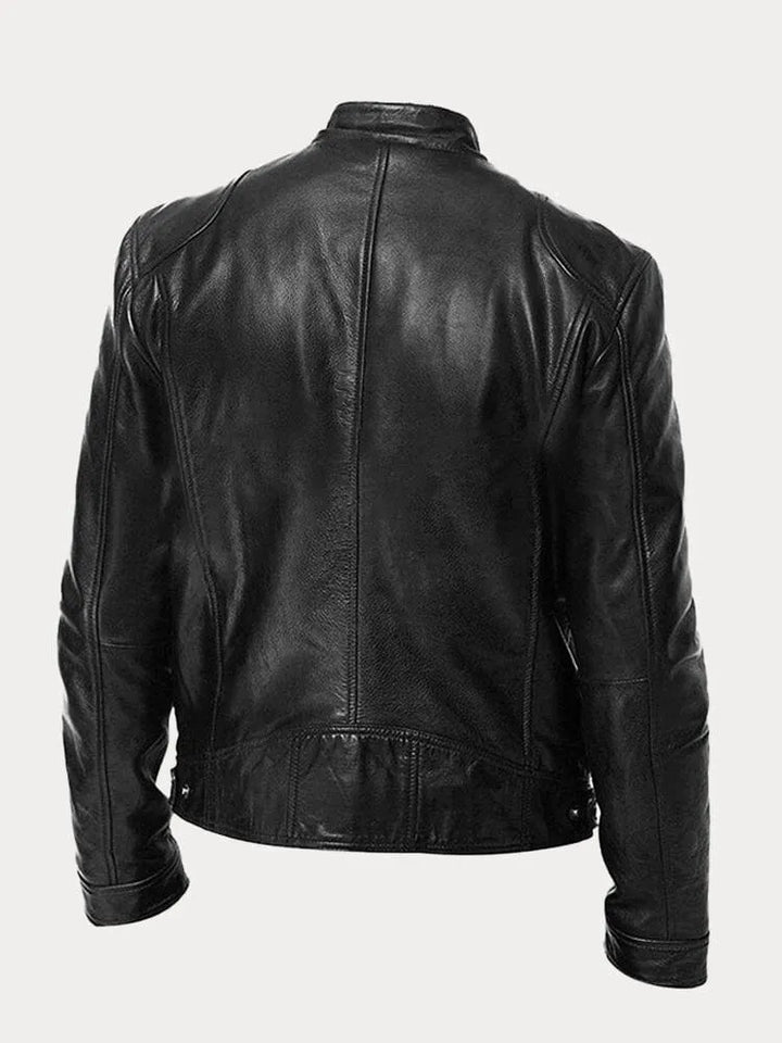 Detail of the lined interior of the men's jacket
