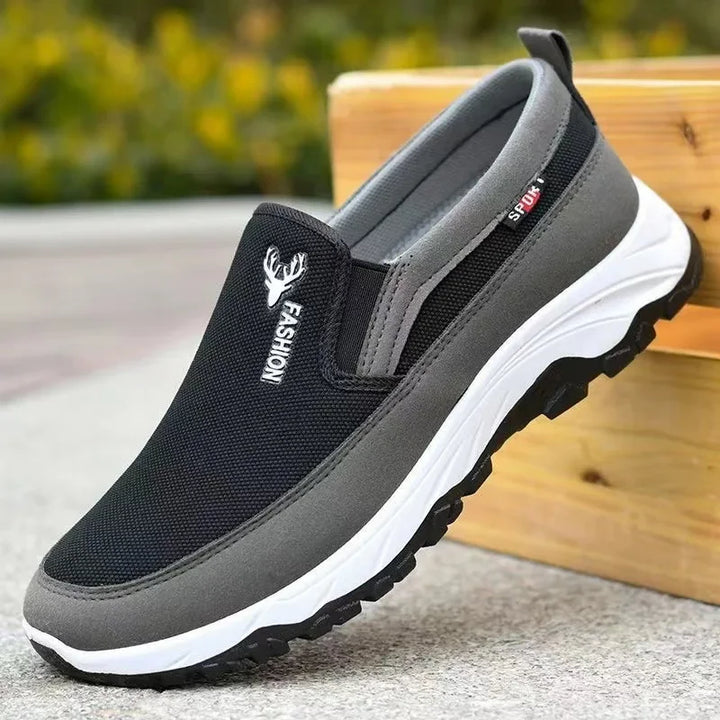 Men's Slip On Trainers Breathable Mesh
