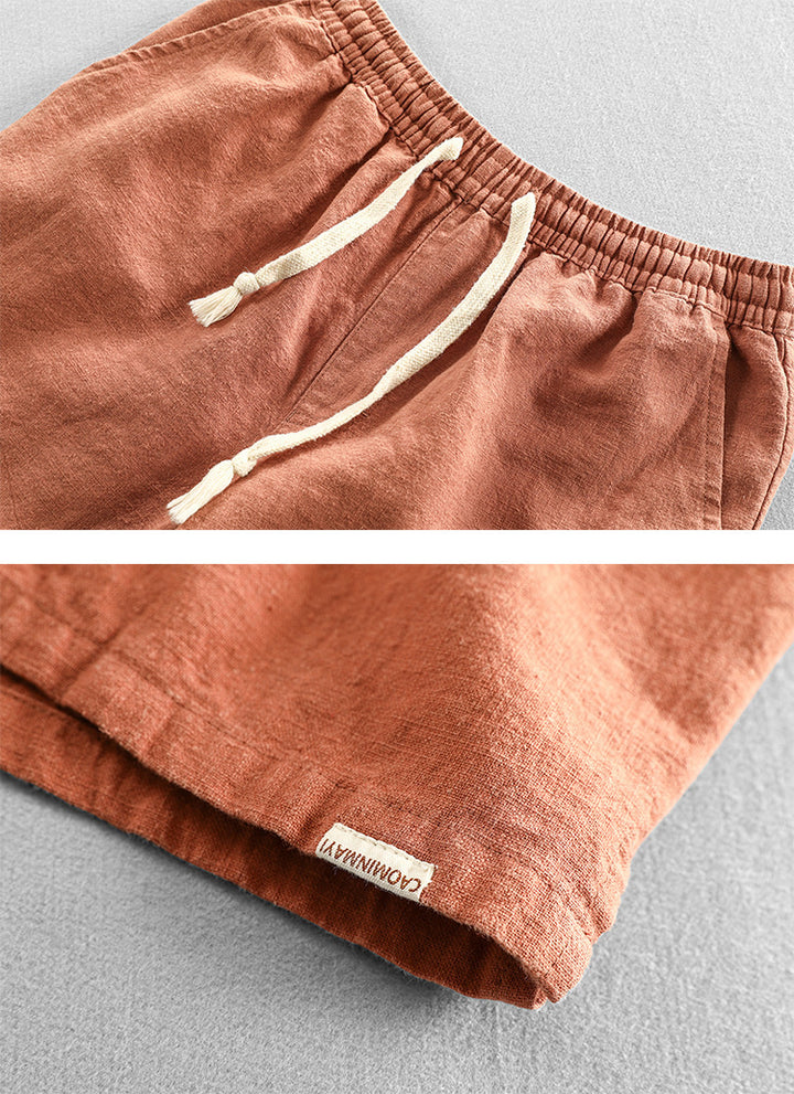 Linen Relaxed Fit Shorts