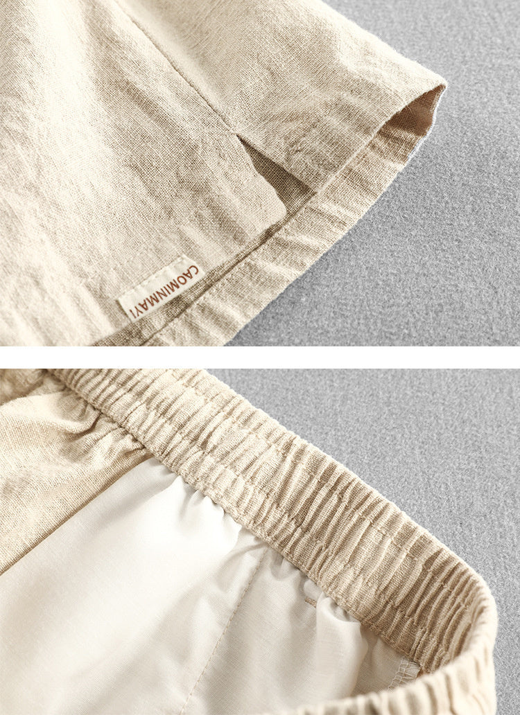 Linen Relaxed Fit Shorts