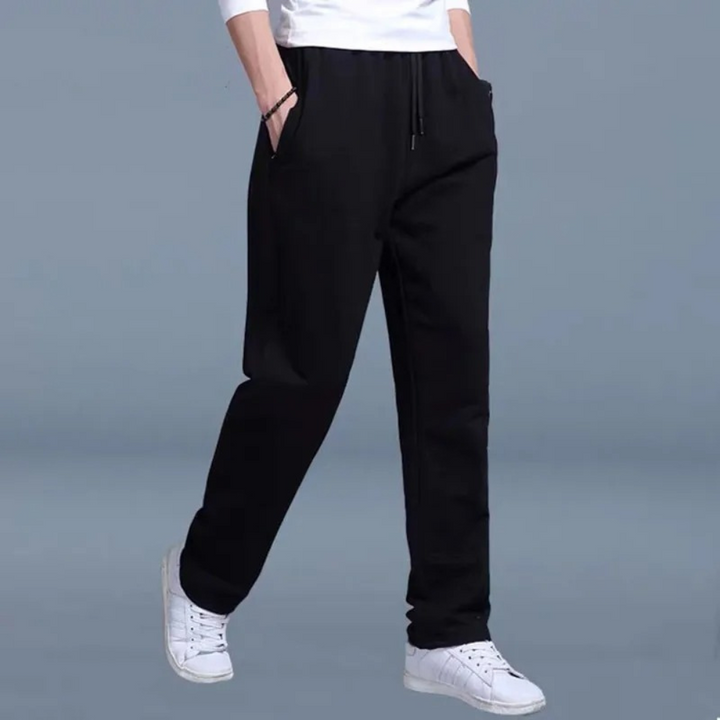 Men's Drawstring Joggers With Side Pockets