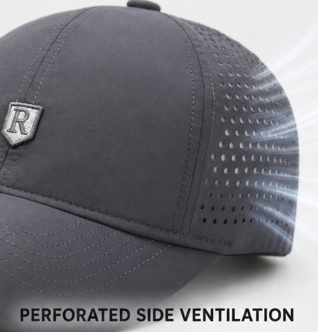 Men's adjustable baseball cap styled for outdoor casual wear