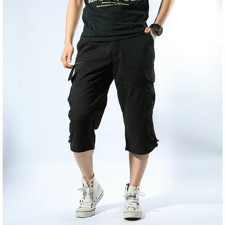 Utility Cargo Knee-Length Shorts