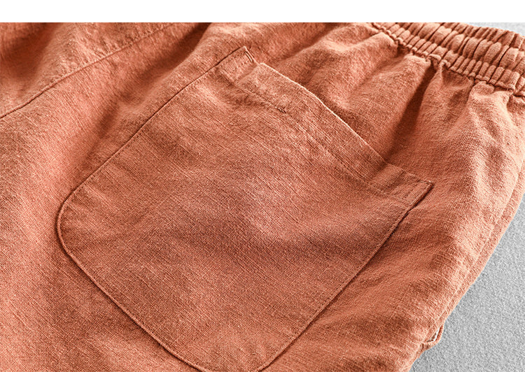 Linen Relaxed Fit Shorts