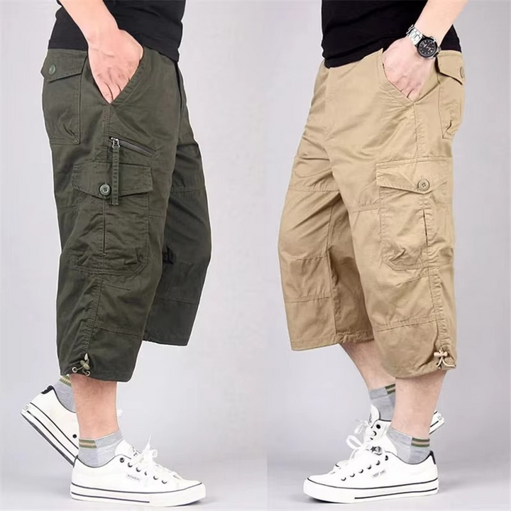 Utility Cargo Knee-Length Shorts
