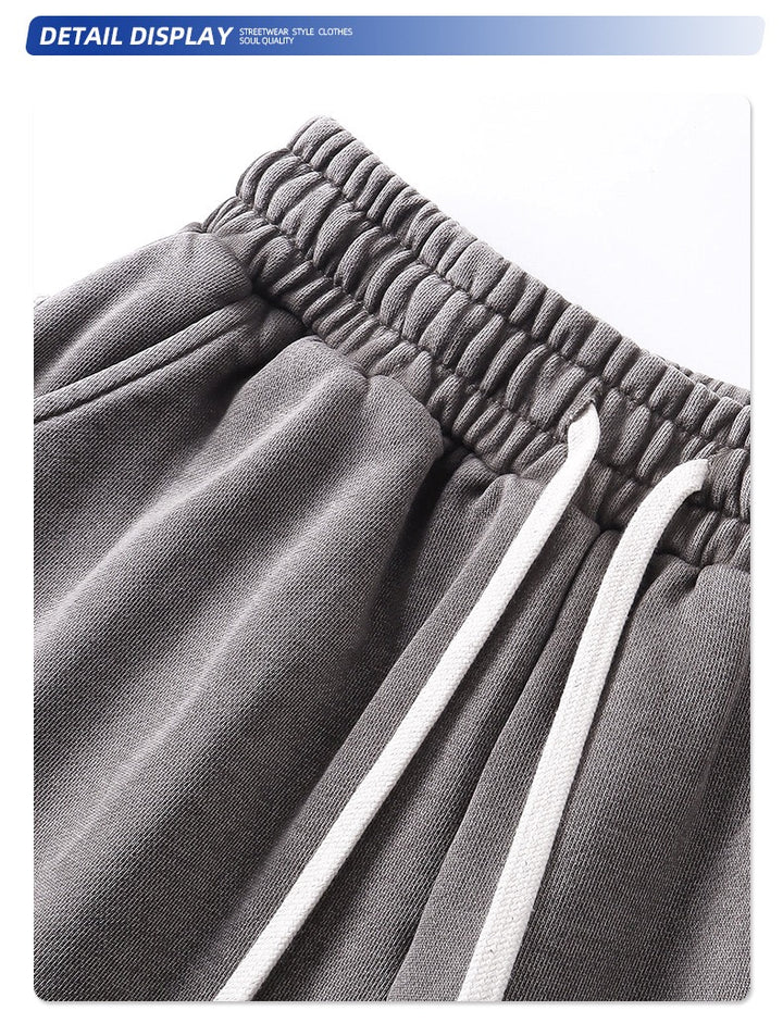 Retro Washed Drawstring Shorts