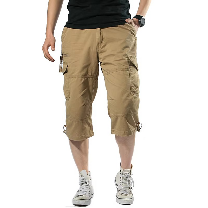 Utility Cargo Knee-Length Shorts