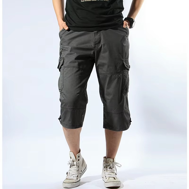 Utility Cargo Knee-Length Shorts