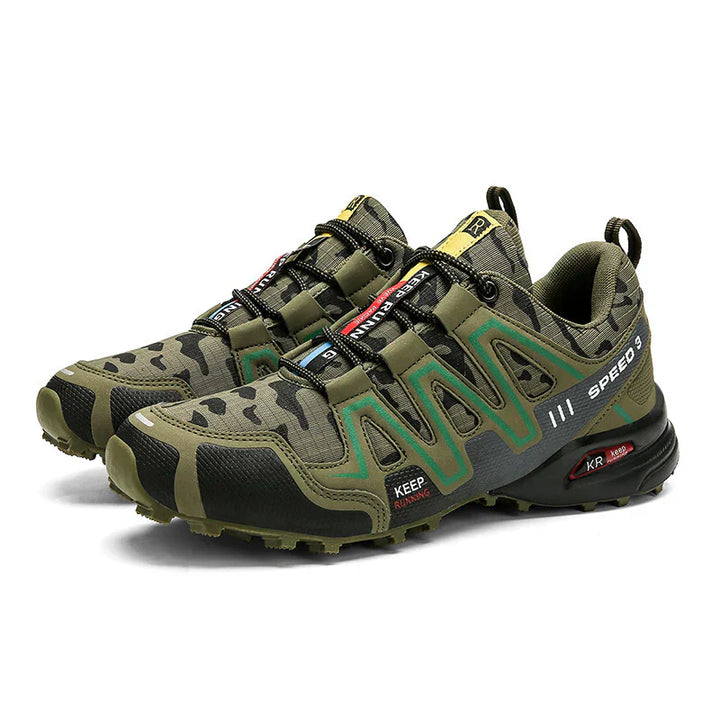 Men's Waterproof Hiking Trainers With Slip-Resistant Sole
