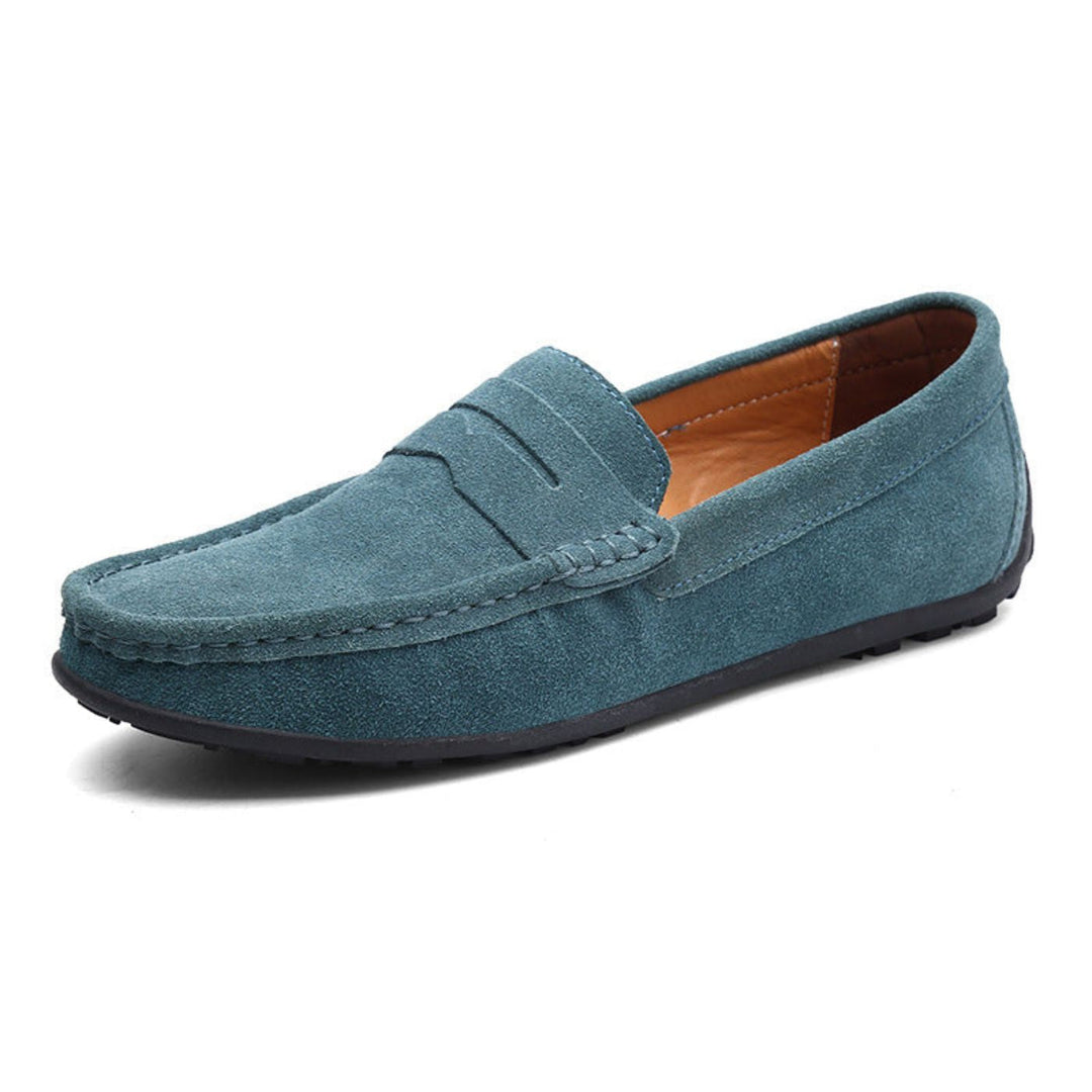 Men's Orthopedic Leather Slip-On Slippers