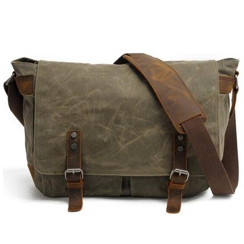Vintage Canvas Crossbody Bag