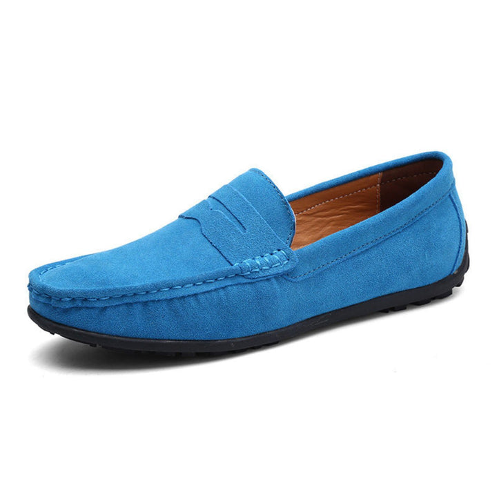 Men's Orthopedic Leather Slip-On Slippers