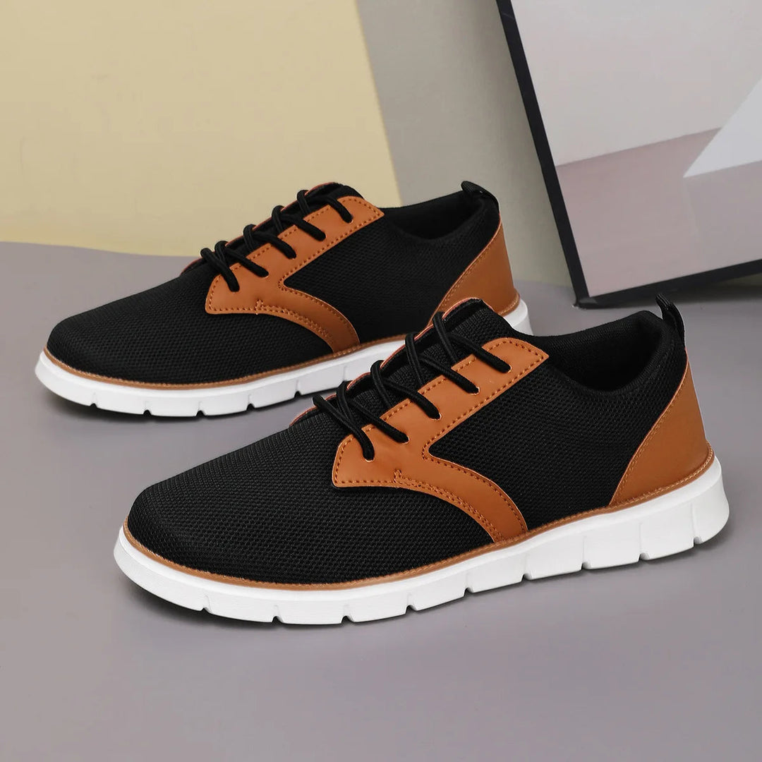 Men's Canvas Leather Sneakers