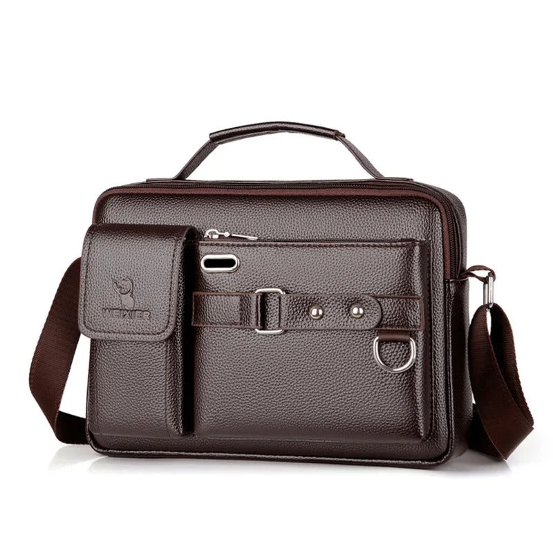 CommandTech Leather Briefcase