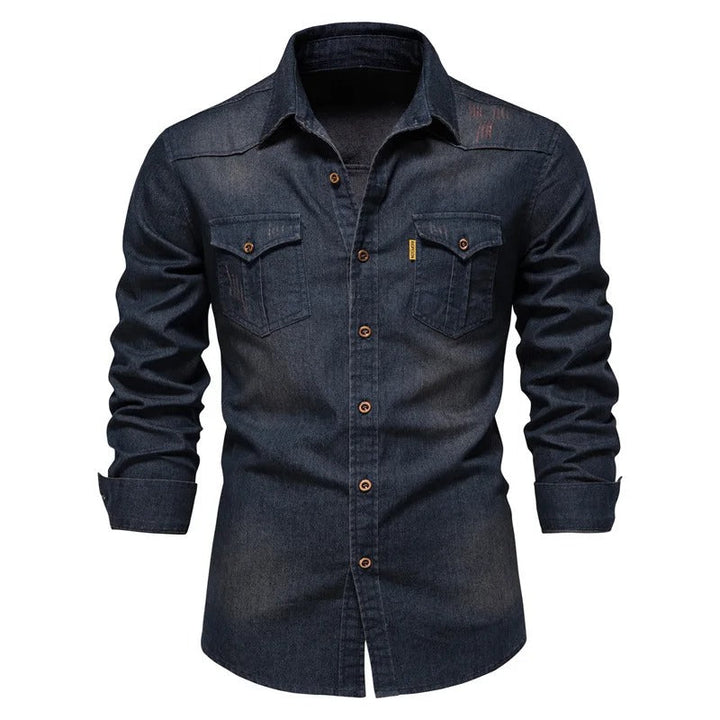 Western Denim Shirt Men's