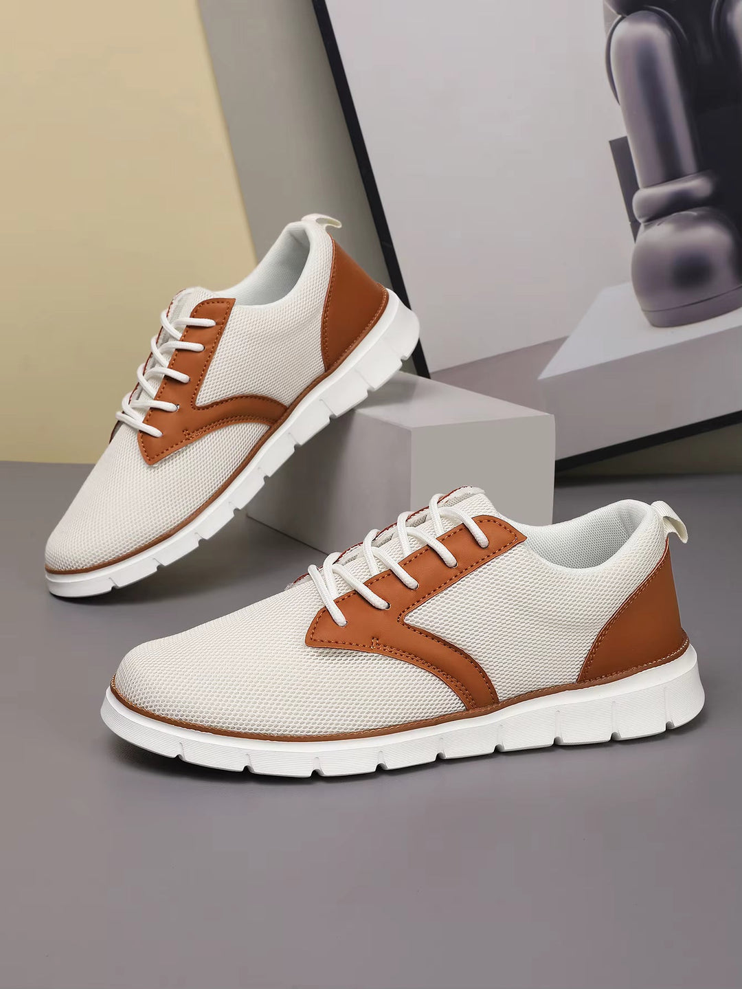 Men's Canvas Leather Sneakers