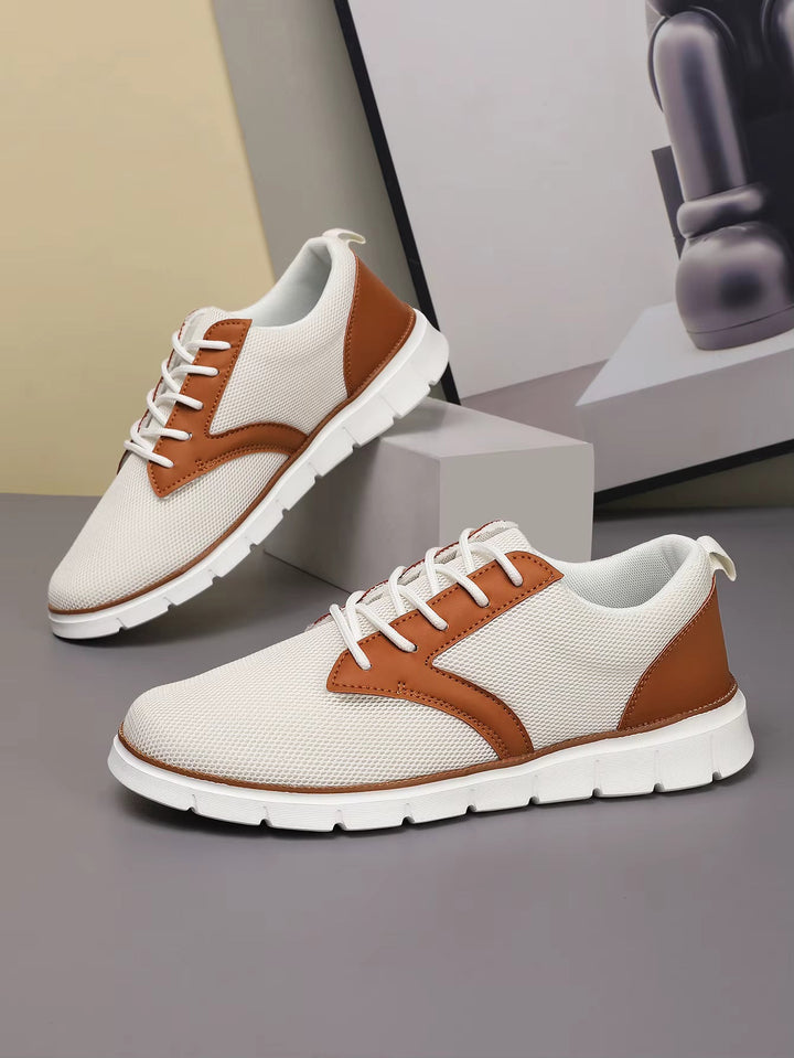 Men's Canvas Leather Sneakers